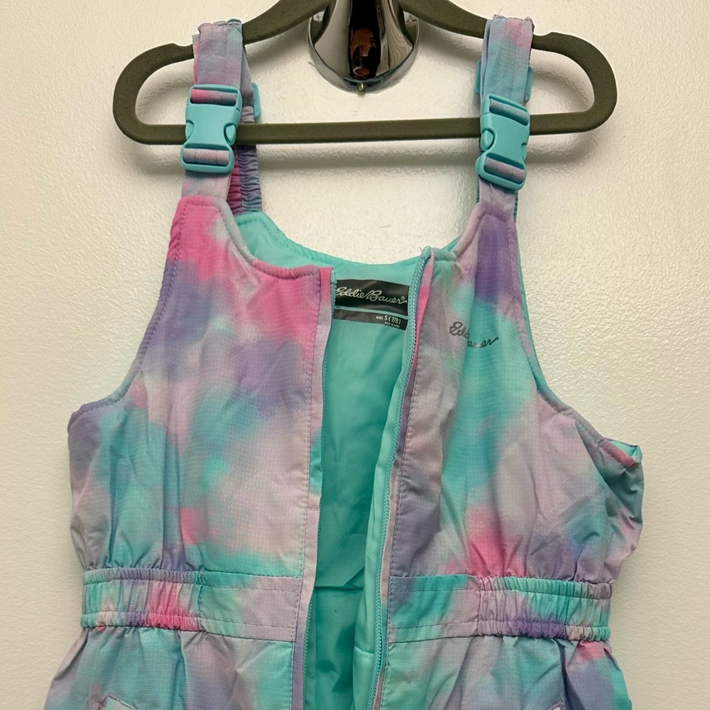 Eddie Bauer Powder Search Snow Bib - Girls Size Small (7-8 years) NWT!!